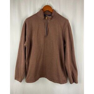 Redmond Clothing Outfitters Men's Quarter Zip Color Brown XL Outdoors Hike Fall